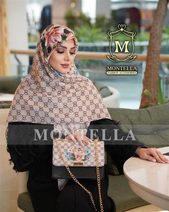 ست کیف و روسری زنانه طرح گلدار گوچی سنتی با  کد mo134